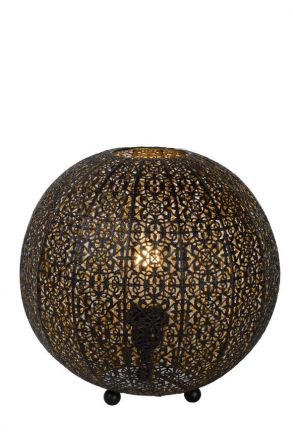 TAHAR - Επιτραπέζιο Φωτιστικό - Ø 33 cm - 1xE27 - Black