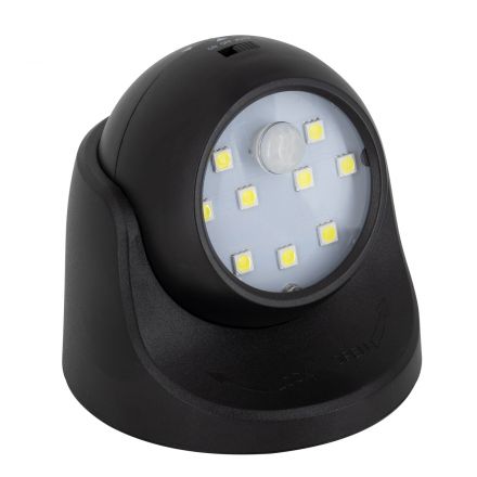 Φωτιστικό Μπαταρίας σε Σχήμα Κάμερας LED SMD 3W 300lm με Αισθητήρα Ημέρας-Νύχτας / PIR Αισθητήρα Κίνησης / 6000K