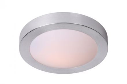 FRESH - Flush Φωτιστικό Οροφής Bathroom - Ø 35 cm - 2xE27 - IP44 - Satin Chrome