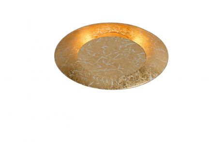 FOSKAL - Flush Φωτιστικό Οροφής - Ø 21,5 cm - LED - 1x7W 2700K - Matt Gold / Brass