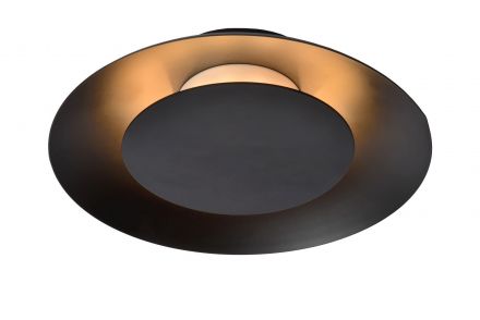 FOSKAL - Flush Φωτιστικό Οροφής - Ø 21,5 cm - LED - 1x7W 2700K - Black
