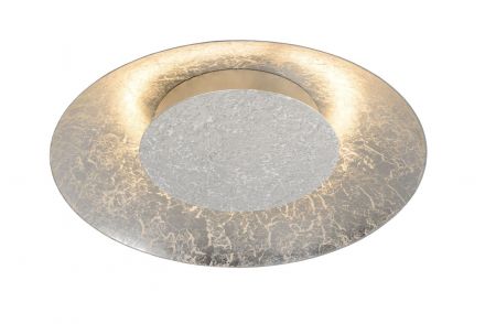 FOSKAL - Flush Φωτιστικό Οροφής - Ø 34,5 cm - LED - 1x12W 2700K - Silver