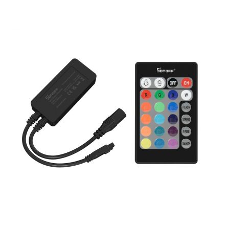 SONOFF L2-C Σετ Ταινία LED SMD 5050 5m 10W/5m 90LED/m 64lm/m 120° DC 5-12V IP20 με 24 Keys IR Remote Controller WiFi 2.4GHz & Bluetooth DC 5-12V Max 36W (Battery Included 1 x 3V CR2025)