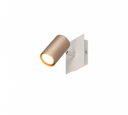Trio Lighting Επίτοιχο Spot 1xGU10 MARLEY Coffee Μέταλλο