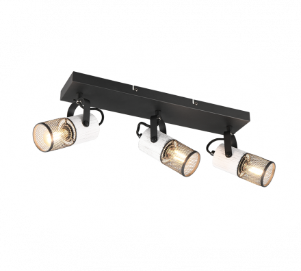 Trio Lighting Spot LED 3xE14 TOSH Λευκό/Μαύρο