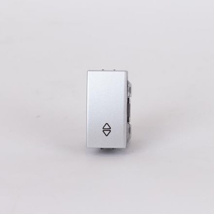 Διακοπτης 1 Modules A/R Νικελ Ματ