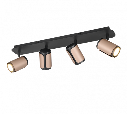 Trio Lighting Spot 4xGU10 GILLAN Coffee Μέταλλο