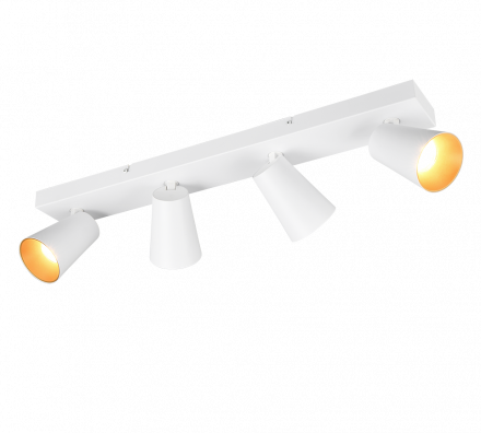 Trio Lighting Τετραπλό Spot 4xGU10 SHARP Λευκό Ματ Μέταλλο