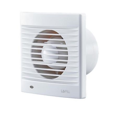 Εξαεριστήρας Λούτρου Φ10 12W 220V Νίκελ Ματ