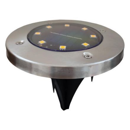 Ηλιακό Φωτιστικό Κήπου Καρφωτό Φ120x130mm 4000Κ
