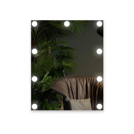 Καθρέπτης Μακιγιάζ Με LED Παραλληλόγραμμος 40x50 CM