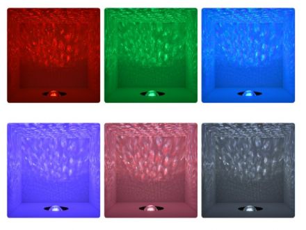 Επιτραπέζιο Φωτιστικό Ειδικών Εφε NIGHT GALAXY WORLD 3D LED 10W DC 5V 2200mAh Επαναφορτιζόμενο με Bluetooth Speaker - Sound Activated - RGBW - Dimmable - Μαύρο