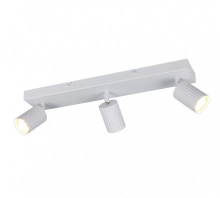 Trio Lighting Τριπλό Spot 3xGU10 SOKA Λευκό Ματ Μέταλλο