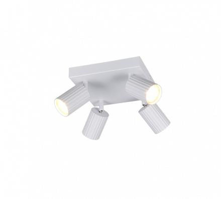 Trio Lighting Τετραπλό Spot 4xGU10 SOKA Λευκό Ματ Μέταλλο