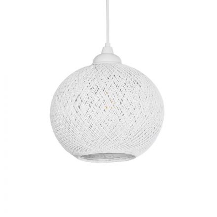 SOLEI 205-0009 Κρεμαστό Φωτιστικό Boho 1xE27 Λευκό