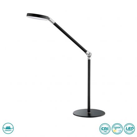 Wofi Cole Φωτιστικό Γραφείου LED 5W Θερμό Λευκό με Σπαστό Βραχίονα Μαύρο