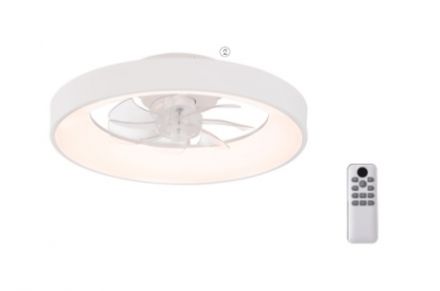 Ανεμιστήρας Οροφής με Φως 30W και 7 Πτερύγια ABS - Λευκό