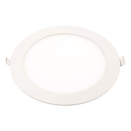 Φωτιστικό Χωνευτό LED Slim Φ225 18W 4000Κ Λευκο 3 Χρονια Εγγυηση Plus
