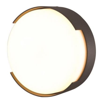 Πλαφονιέρα Στρογγυλή LED 16W Φ250x50 3000K IP54 Μαύρη PRO