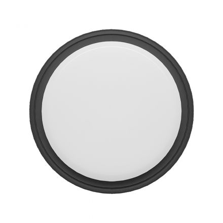 Στρογγυλή Απλίκα Bulkhead LED 12W CCT IP65 Μαύρο