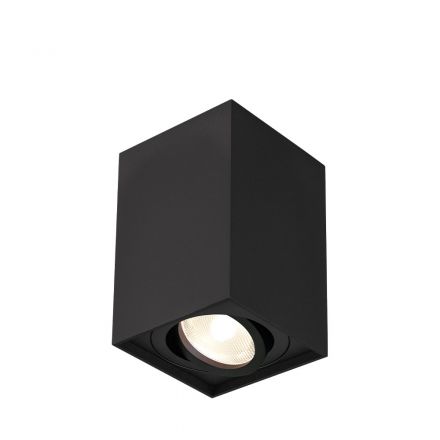 Τετράγωνο Spot Οροφής LED GU10 Gama Μαύρο