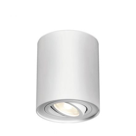 Στρογγυλό Spot Οροφής LED GU10 Gama Λευκό 8x10cm