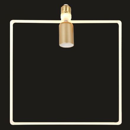 Λάμπα LED Soft Filament Τετράγωνο 12W 2700K Dimmable Frost
