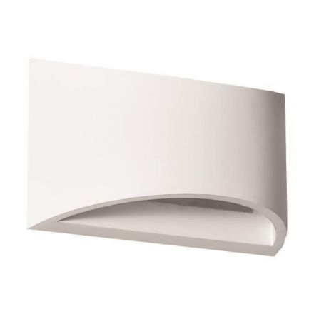 Απλίκα Τοιχου Οβαλ Medium Γυψινη G9 1X6W 200X80X120