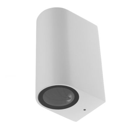 LED Φωτιστικό Τοίχου Αρχιτεκτονικού Φωτισμού Λευκό Up Down GU10 Αδιάβροχο IP65 GloboStar 90095