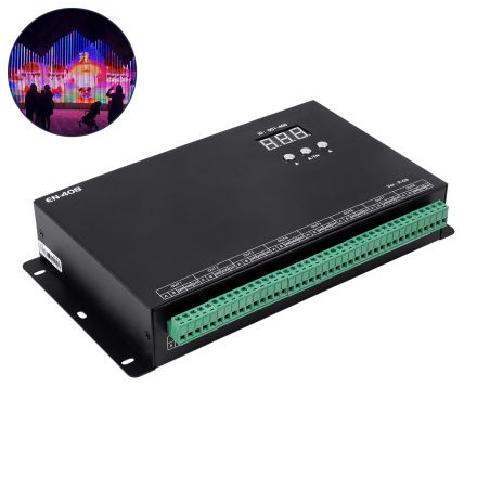 SEEKWAY EN-408 - Κεντρικός & Slave Controller Καναλιών Εξόδου για Ψηφιακά Προϊόντα LED Digital Pixel TTL & DMX512 - Single Colour & RGB & RGBW - Synchronous