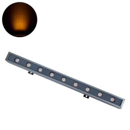 WASHER-NAIA Wall Washer LED 9W 945lm 30° DC 24V - IP65 Μ50 x Π4 x Υ5cm - 2200K - Γκρι Ανθρακί 
