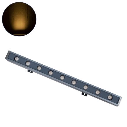 WASHER-NAIA - Wall Washer LED 9W 990lm 30° DC 24V - IP65 Μ50 x Π4 x Υ5cm - 2700Κ - Γκρι Ανθρακί 