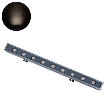 WASHER-NAIA Wall Washer LED 9W 1035lm 30° DC 24V - IP65 Μ50 x Π4 x Υ5cm - 4500K - Γκρι Ανθρακί 