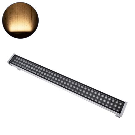 WASHER-GAIA Wall Washer LED 216W 19440lm 10° DC 24V - IP67 L100 x W10.2 x H9.5cm - 2700K - Ασημί  