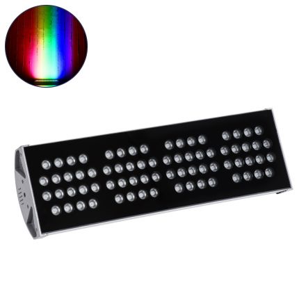FLOOD-TENA Προβολέας Wall Washer για Φωτισμό Κτιρίων LED 144W 12240lm 10° DC 24V - IP65 - RGBW DMX512 - Ασημί 