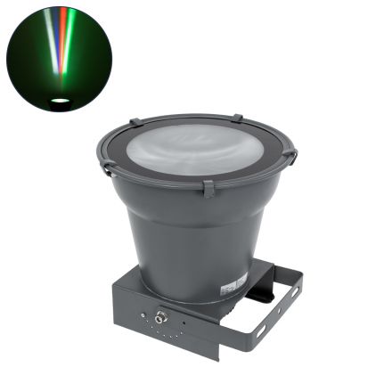 FLOOD-AION Προβολέας Wall Washer Special Water Effect - Ειδικού Εφέ Νερού LED 40W 2400lm 15° DC 24V - IP65 - RGBW DMX512 - Γκρι Ανθρακί 