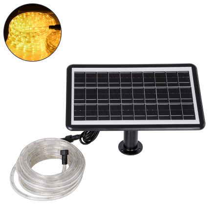  Ηλιακό Σετ Φωτοσωλήνα 10m LED 11W 770lm Μπαταρία 10000mAh - Φωτοβολταϊκό Πάνελ & Αισθητήρα Ημέρας-Νύχτας - IP65 - 3000K