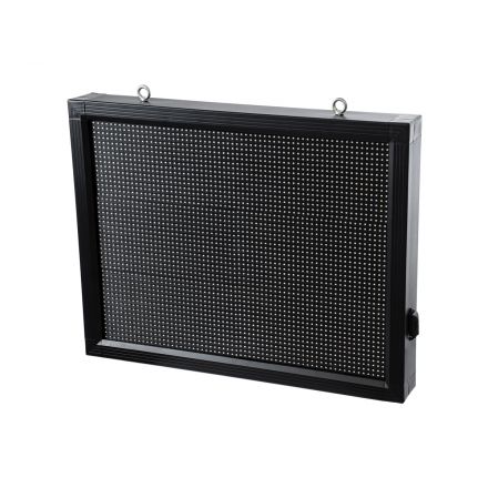 DISPLAY 90287 LED Scrolling Display 64x48cm Κυλιόμενη Ψηφιακή Πινακίδα / Επιγραφή Μονής Όψης P10 LED SMD AC 220-240V Λειτουργία μέσω Wi-Fi με Εφαρμογή APP Αισθήτηρας Θερμοκρασίας και Υγρασίας Αδιάβροχο IP65 Μ72 x Π9 x Υ56cm RGB 1 Χρόνο Εγγύηση
