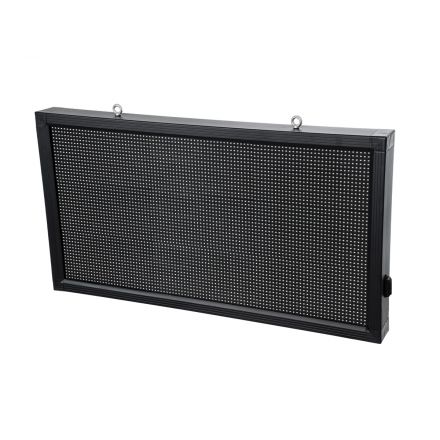 DISPLAY 90296 LED Scrolling Display 96x48cm Κυλιόμενη Ψηφιακή Πινακίδα / Επιγραφή Μονής Όψης P10 LED SMD AC 220-240V Λειτουργία μέσω Wi-Fi με Εφαρμογή APP Αισθήτηρας Θερμοκρασίας και Υγρασίας Αδιάβροχο IP65