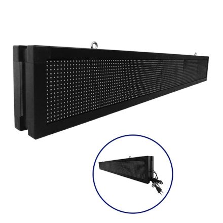 Κυλιόμενη Ψηφιακή Επιγραφή P10 LED SMD 220-240V με Wi-Fi - IP65 - Διπλής Όψης - Μ168 x Π12 x Υ24cm - RGBW