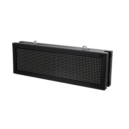 DISPLAY 90318 LED Scrolling Display 64x16cm Κυλιόμενη Ψηφιακή Πινακίδα / Επιγραφή Διπλής Όψης P10 LED SMD AC 220-240V Λειτουργία μέσω Wi-Fi με Εφαρμογή APP Αισθήτηρας Θερμοκρασίας και Υγρασίας Αδιάβροχο IP65 