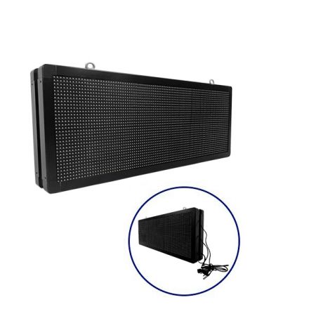 Κυλιόμενη Ψηφιακή Επιγραφή P10 LED SMD - με Wi-Fi - IP65 - Διπλής Όψης - Μ104 x Π12 x Υ40cm - Πορτοκαλί