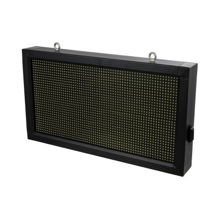 DISPLAY 90326 LED Scrolling Display 64x32cm Κυλιόμενη Ψηφιακή Πινακίδα / Επιγραφή Μονής Όψης P10 LED SMD AC 220-240V Λειτουργία μέσω Wi-Fi με Εφαρμογή APP Αισθήτηρας Θερμοκρασίας και Υγρασίας Αδιάβροχο IP65 Μ72 x Π9 x Υ42.5cm Ψυχρό Λευκό 6000K