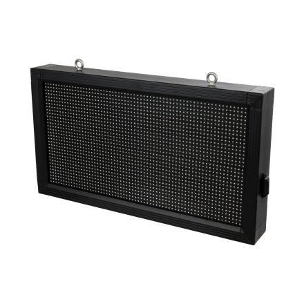 DISPLAY 90327 LED Scrolling Display 64x32cm Κυλιόμενη Ψηφιακή Πινακίδα / Επιγραφή Μονής Όψης P10 LED SMD AC 220-240V Λειτουργία μέσω Wi-Fi με Εφαρμογή APP Αισθήτηρας Θερμοκρασίας και Υγρασίας Αδιάβροχο IP65 