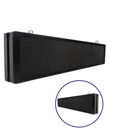 Κυλιόμενη Ψηφιακή Επιγραφή P10 LED SMD - με Wi-Fi - IP65 - Διπλής Όψης - Μ168 x Π12 x Υ40cm - Πράσινο