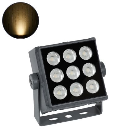 FLOOD-TINY Προβολέας Wall Washer για Φωτισμό Κτιρίων LED 27W 2430lm 3° DC 24V - IP65 - 3000K - Ανθρακί