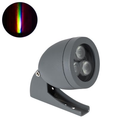 TREELIGHT-TREESPO Σποτ Φωτισμού για Φυτά - Δέντρα LED 6W 630lm 15° DC 24V - IP67 - RGBW DMX512 - Γκρι Ανθρακί