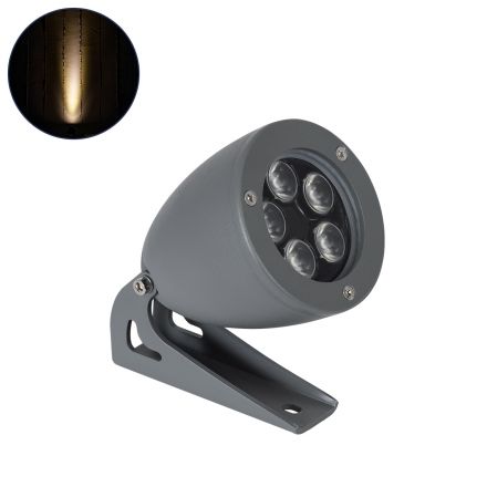 TREELIGHT-TREESPO Σποτ Φωτισμού για Φυτά - Δέντρα LED 12W 1320lm 15° 24V - IP67 - 2700K - Γκρι Ανθρακί 