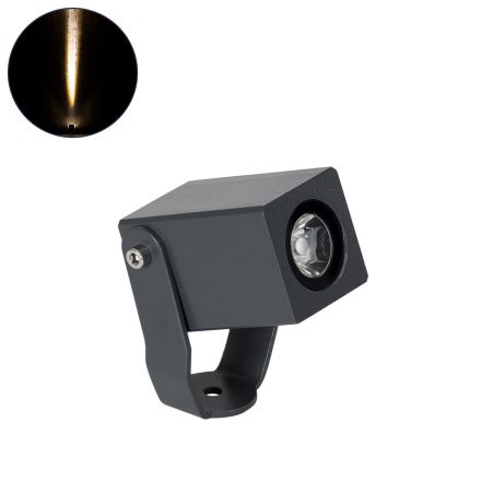 TREELIGHT-TREEMARO Σποτ Φωτισμού για Φυτά - Δέντρα LED 3W 330lm 8° 24V - IP67 - 2700K - Γκρι Ανθρακί 