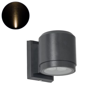 WALLLIGHT-SONA Απλίκα LED 12W 1080lm 5° 24V - IP67 - 2700K - Γκρι Ανθρακί 